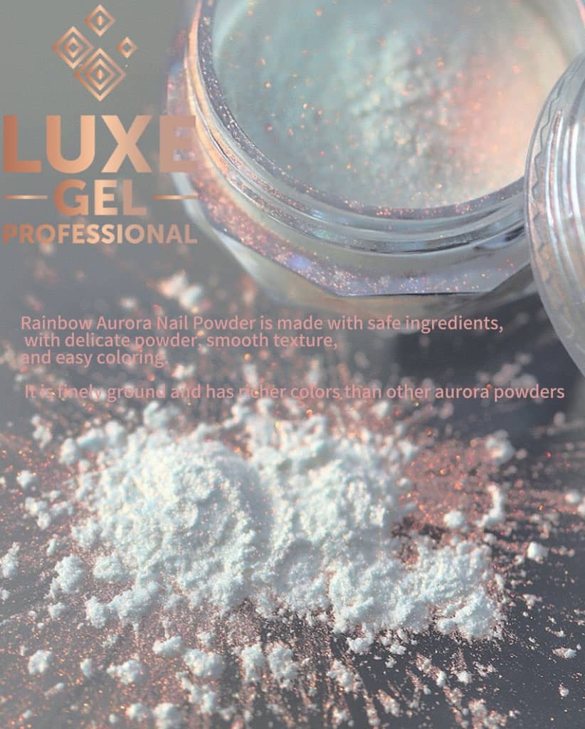 LUNAR GLAZE CHROME POWDER - CORAL MOON