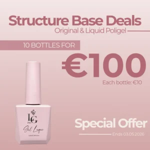 ORIGINAL STRUCTURE BASE & LIQUID POLIGEL BUNDLE – 10 FOR €100